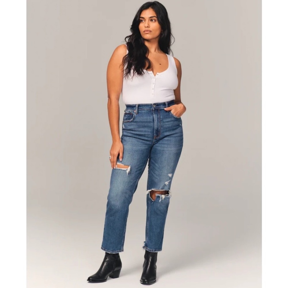 A/F Ultra High Rise Ankle Straight